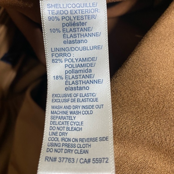 Rafaela || Faux suede Fitted leggings size 8 - Picture 8 of 8